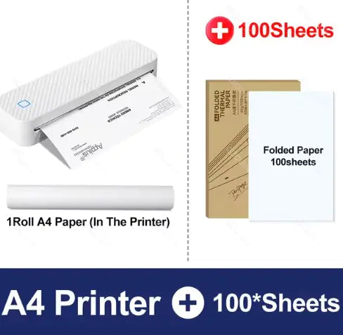 Compact A4 Thermal Label Printer for Fast and Efficient Printing
