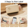 NIIMBOT H1S Portable Label Printer with Built-in Cutter, Rechargeable Thermal Label Printer, Compatible with 9/12/15mm Tape