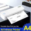 Compact A4 Thermal Label Printer for Fast and Efficient Printing