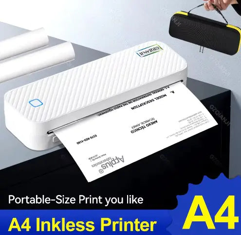 Compact A4 Thermal Label Printer for Fast and Efficient Printing