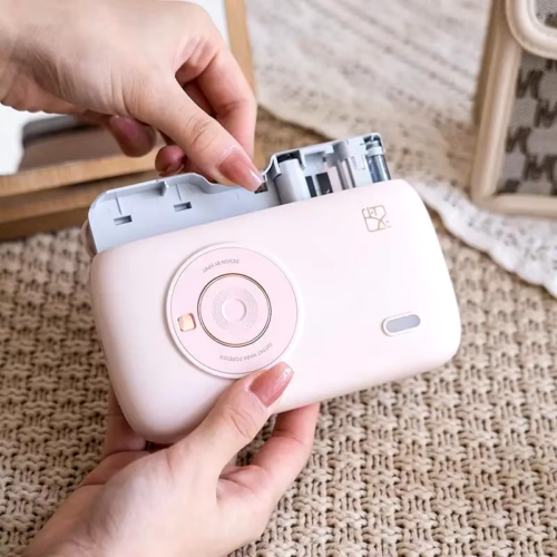 HPRT CP2100 Mini Photo Printer Portable Mini Color HD, Bluetooth Wireless Connection, Travel Photo Printer,Permanent Retention