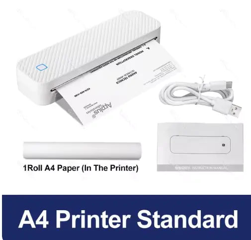Compact A4 Thermal Label Printer for Fast and Efficient Printing