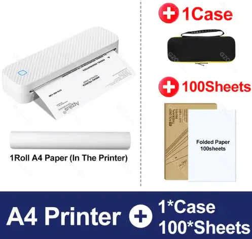 Compact A4 Thermal Label Printer for Fast and Efficient Printing