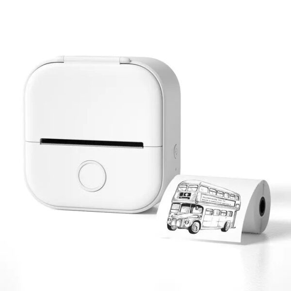 Compact Wireless Mini Thermal Label Printer for Easy Shipping and Organization