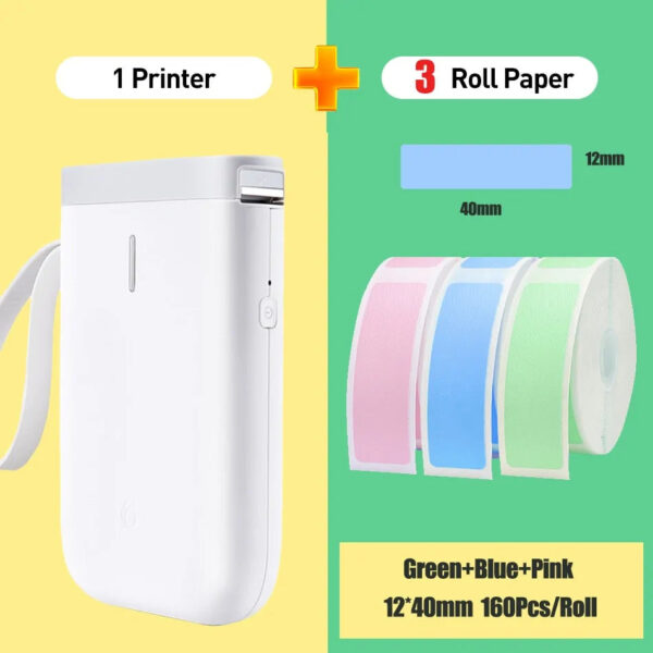 D11 Compact Bluetooth Label Printer for Efficient and Ink-Free Labeling