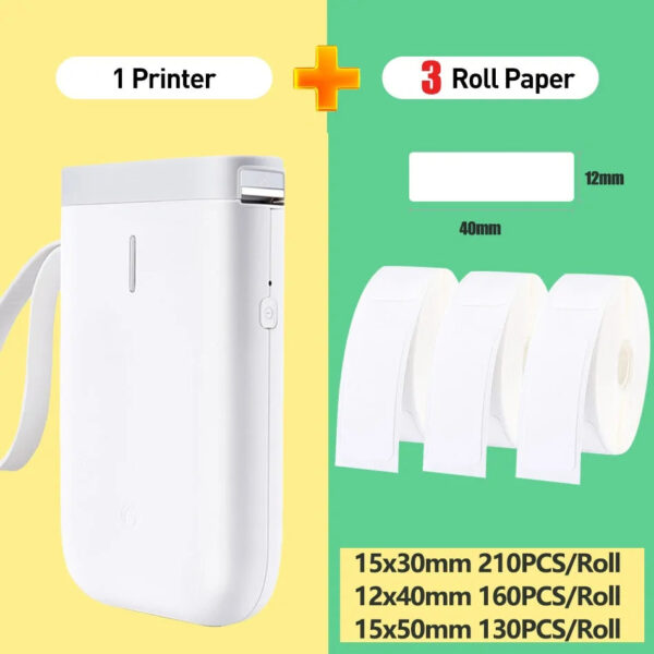 D11 Compact Bluetooth Label Printer for Efficient and Ink-Free Labeling