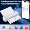 Compact A4 Thermal Label Printer for Fast and Efficient Printing