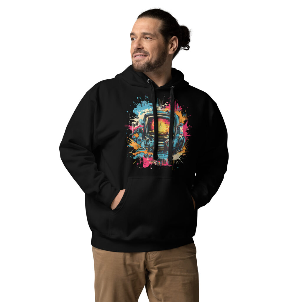 Digital Dystopia! Unisex Premium Hoodie | Cotton Heritage M2580